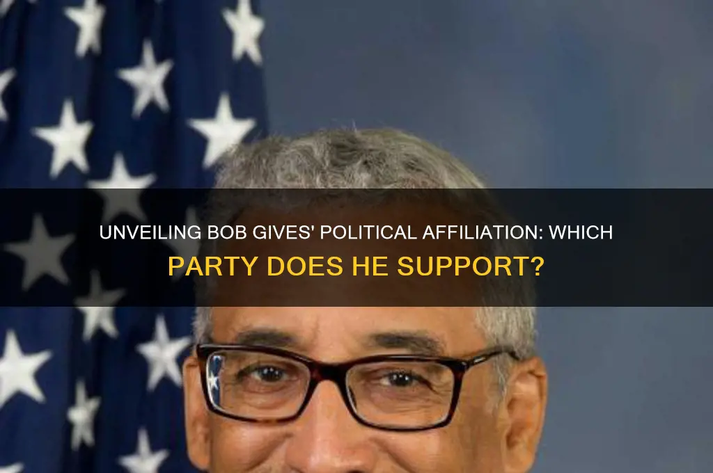 what political party is bob gives in