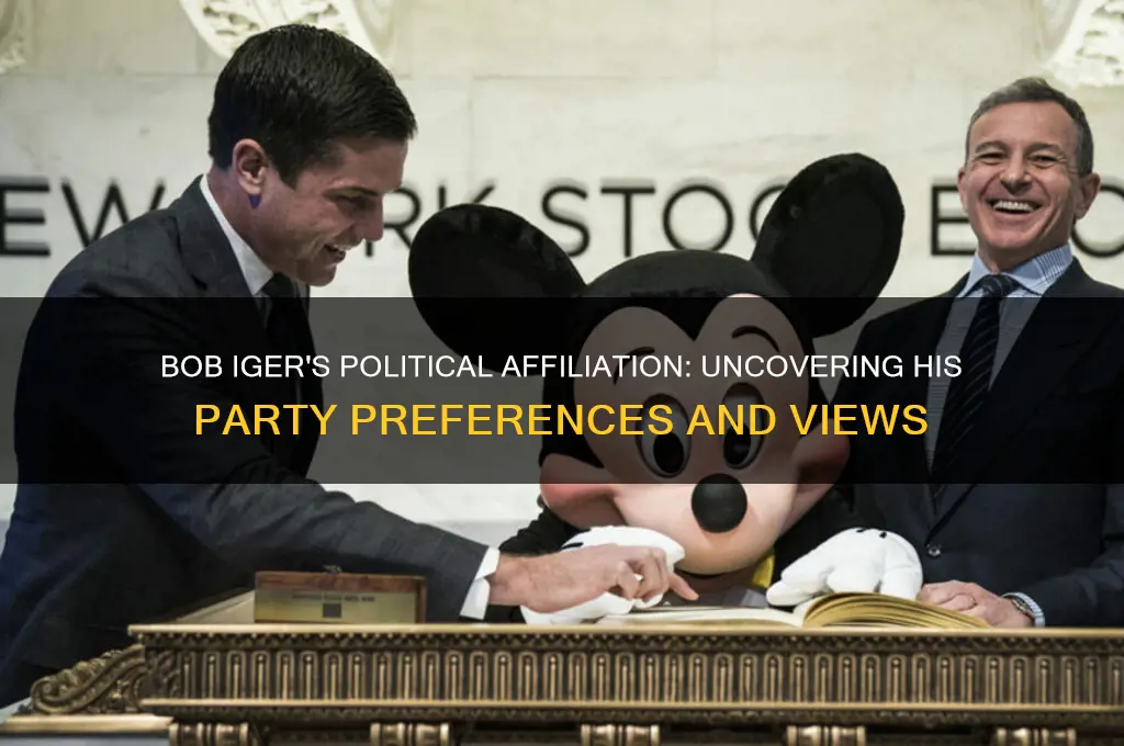 what political party is bob iger