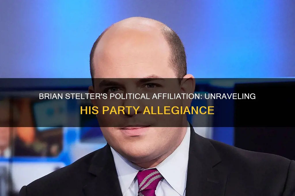 what political party is brian stelter