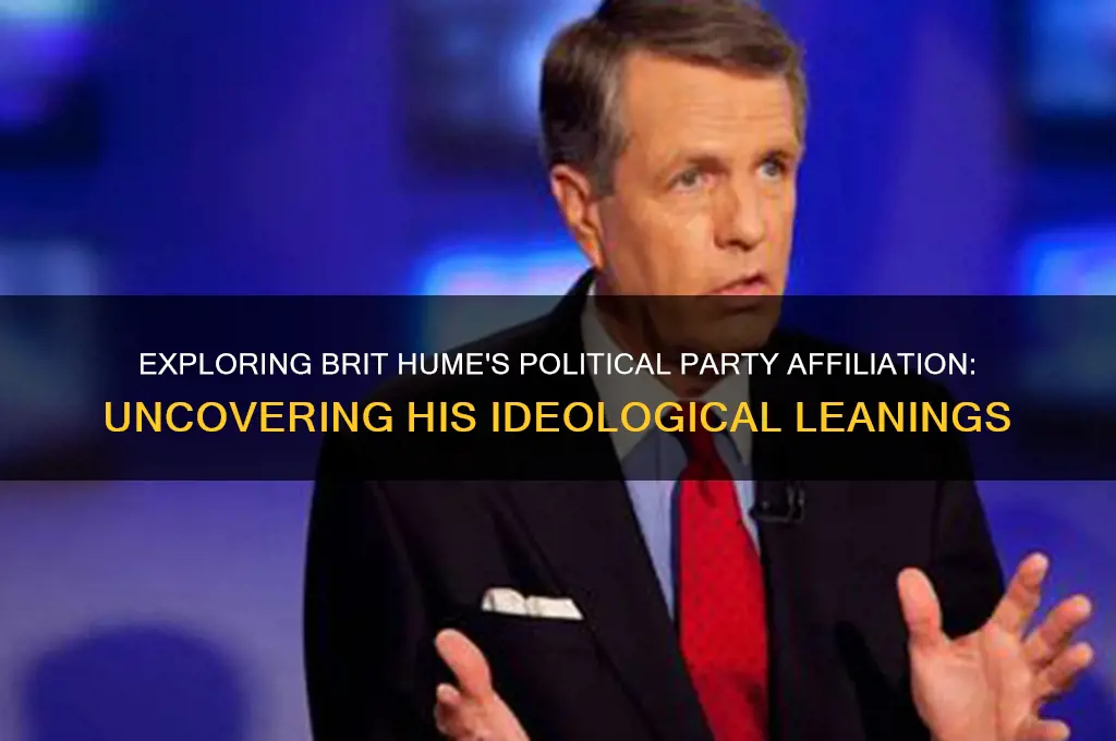 what political party is brit hume