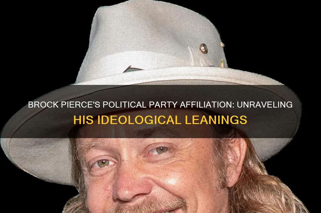 what political party is brock pierce