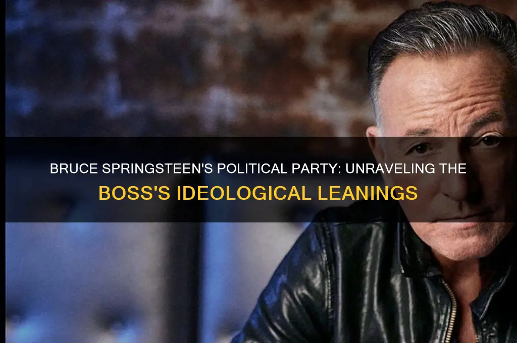 what political party is bruce springsteen