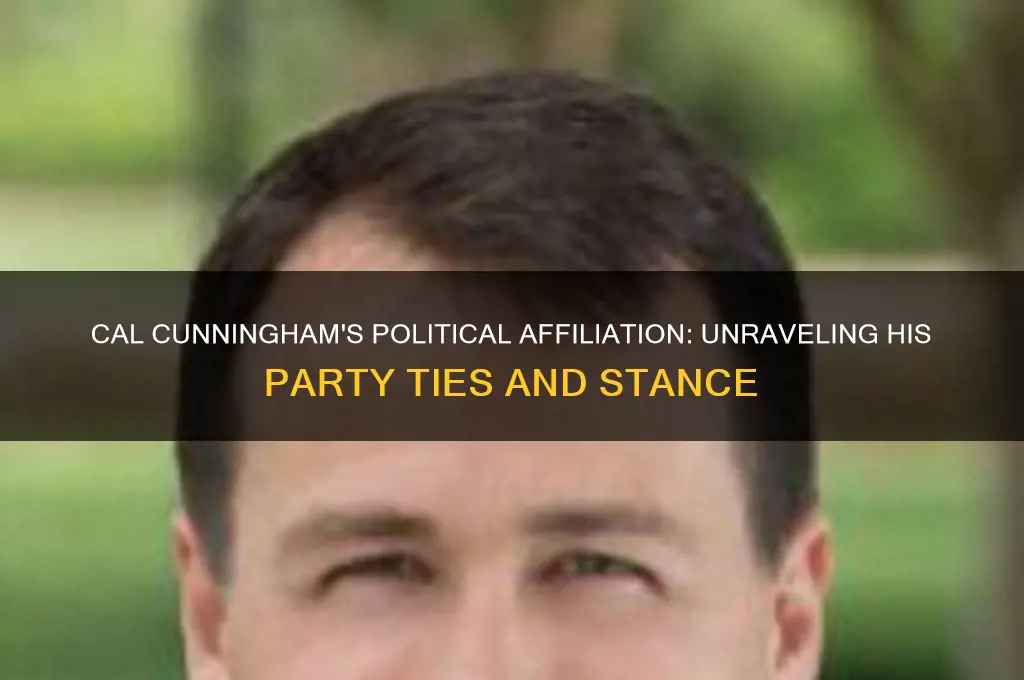 what political party is cal cunningham