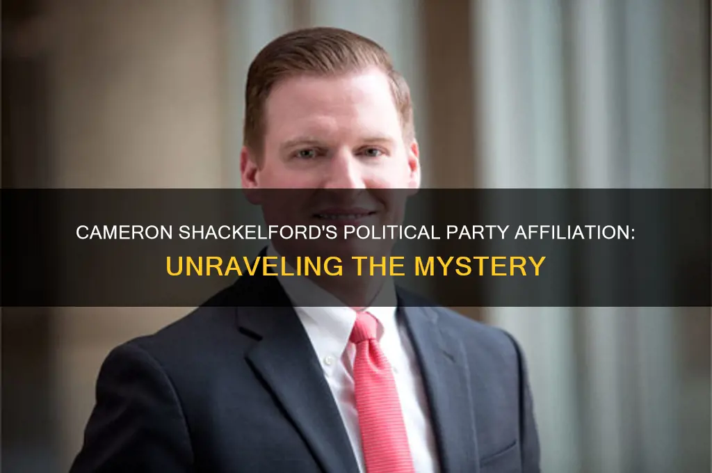 what political party is cameron shackelford