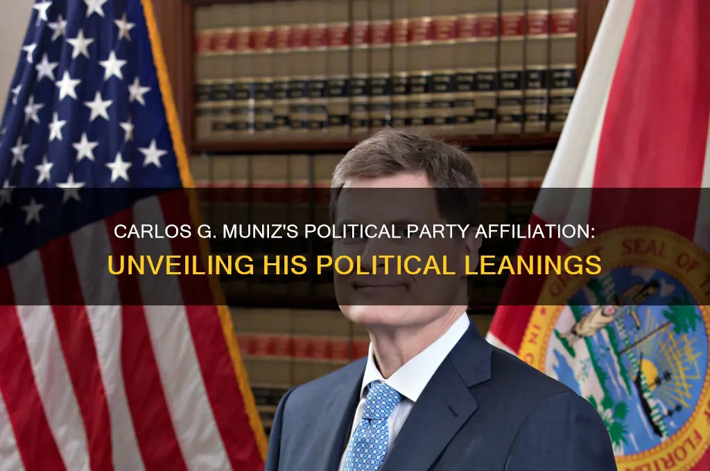 what political party is carlos g muniz