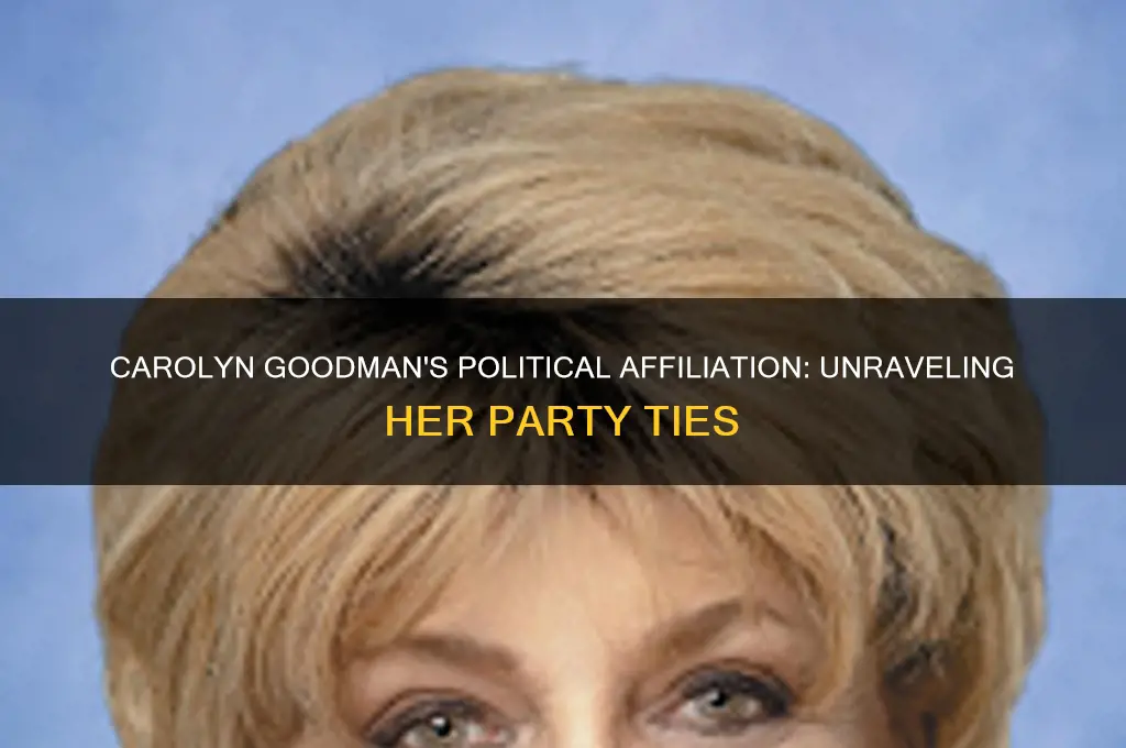 what political party is carolyn goodman