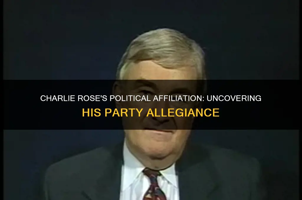 what political party is charlie rose