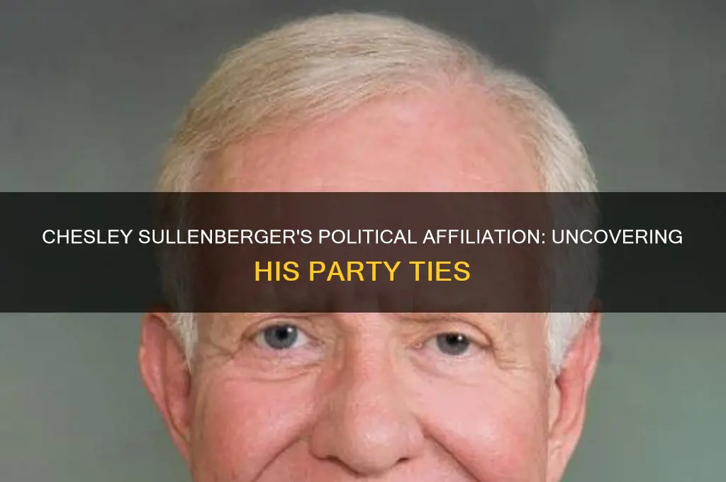 what political party is chesley sullenberger