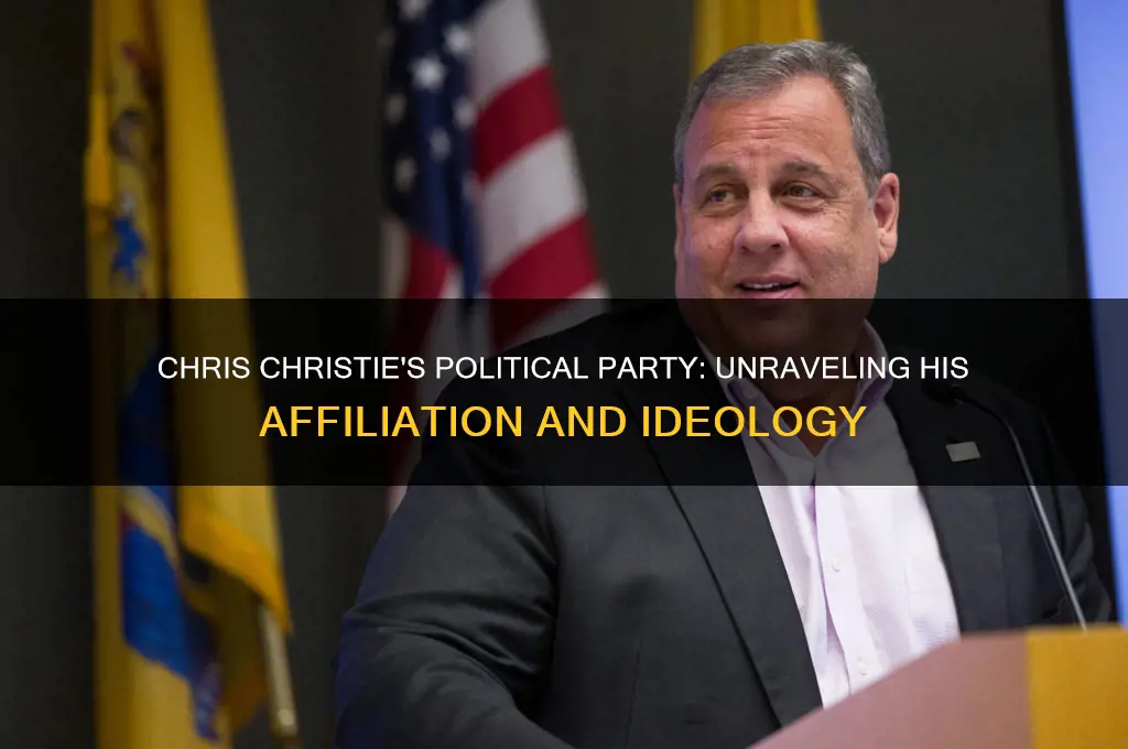 what political party is chris christie