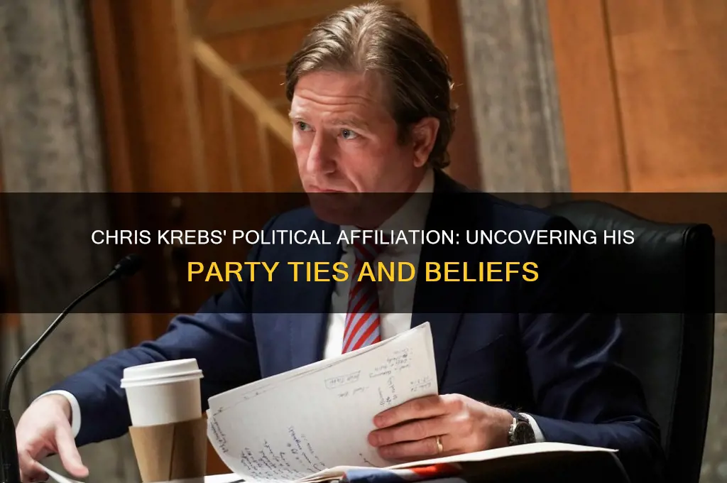 what political party is chris krebs
