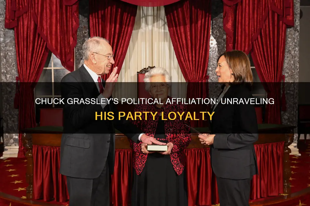 what political party is chuck grassley