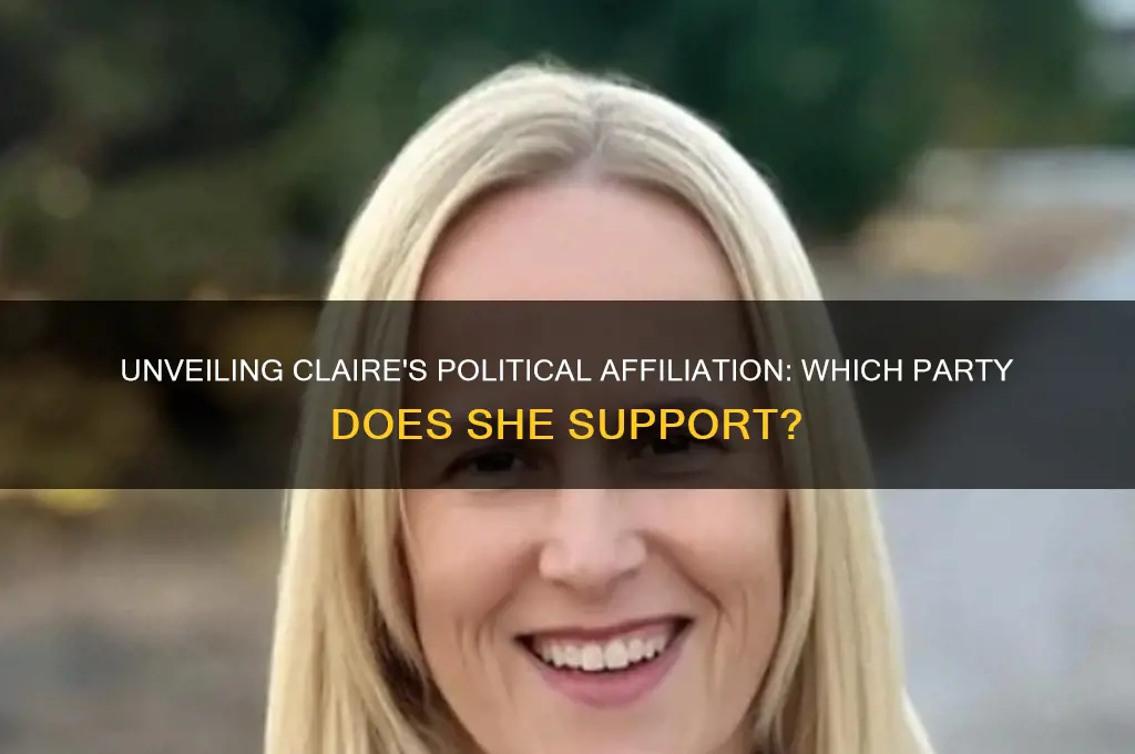 what political party is claire