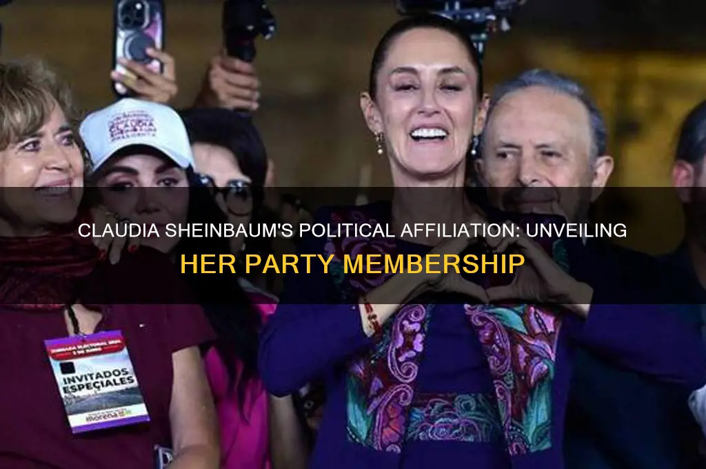 what political party is claudia sheinbaum