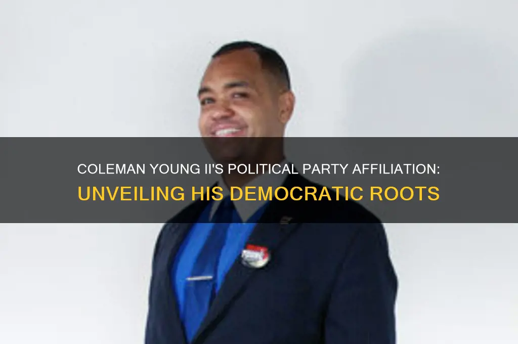what political party is coleman young ii