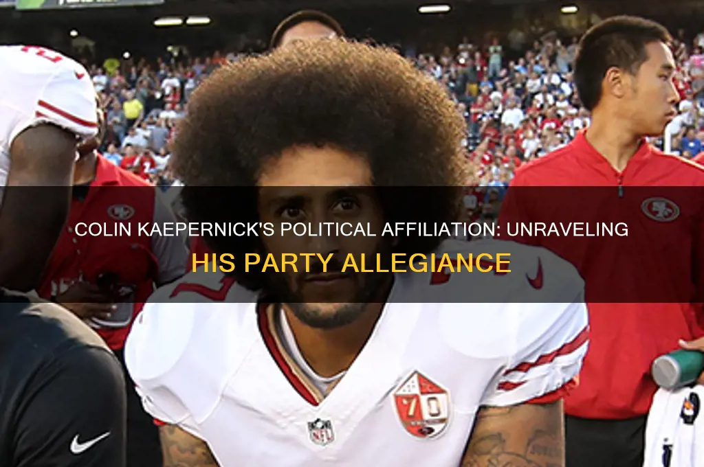 what political party is colin kaepernick