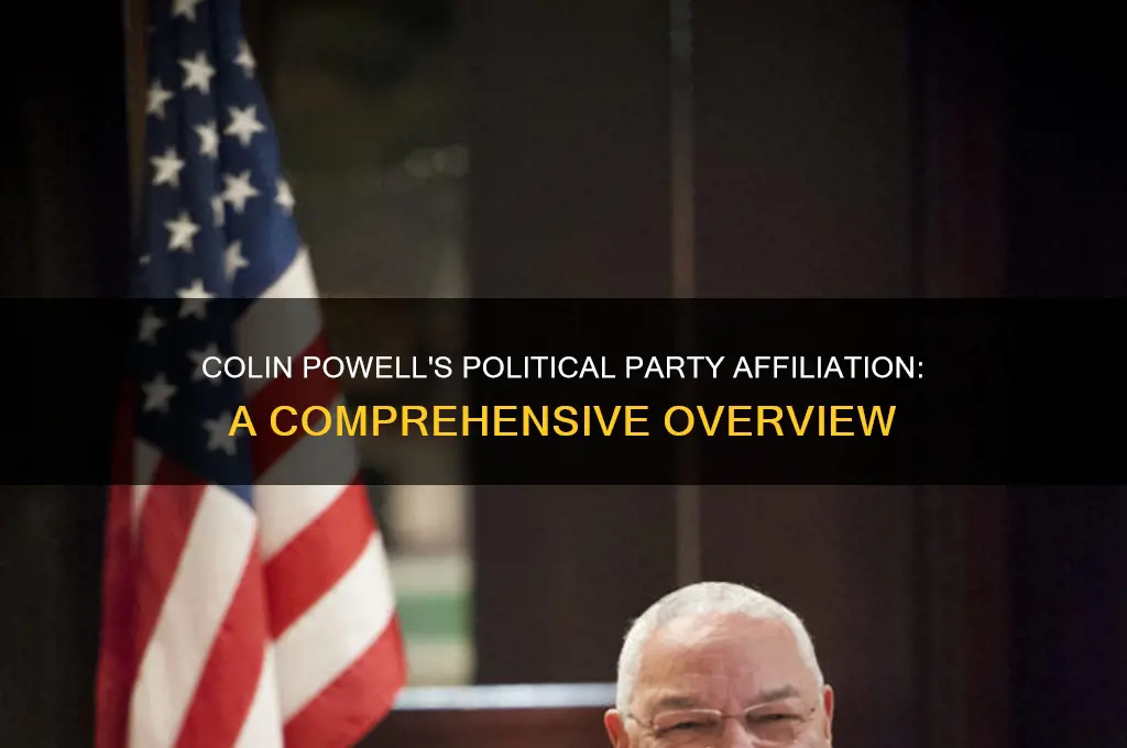 what political party is colin powell