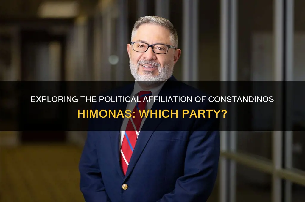 what political party is constandinos himonas