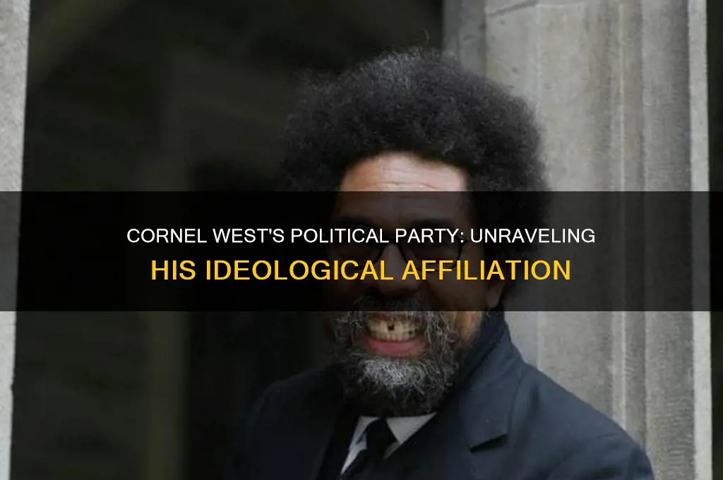 what political party is cornel west