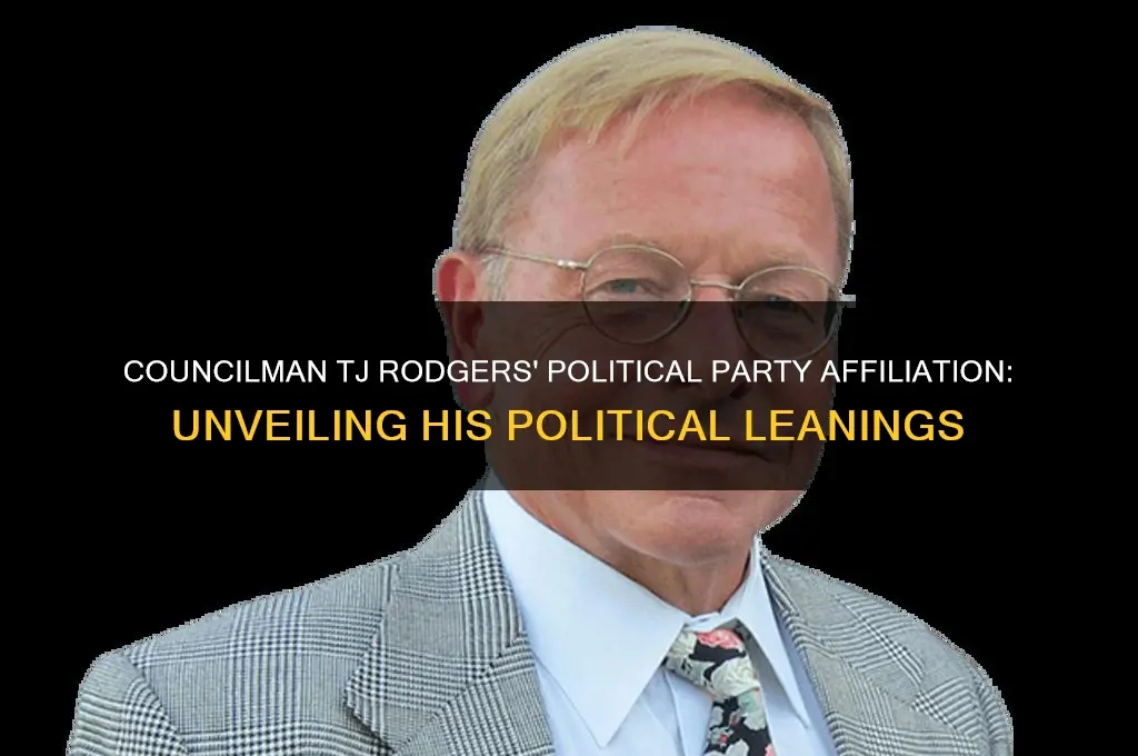 what political party is councilman tj rodgers