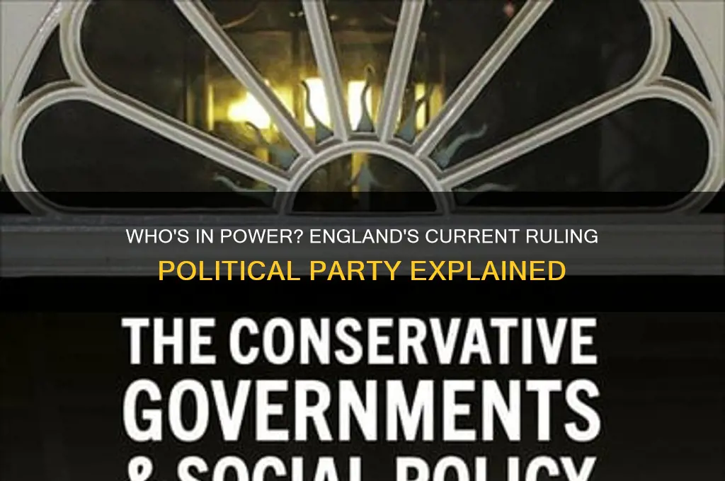 what political party is currently in government in england