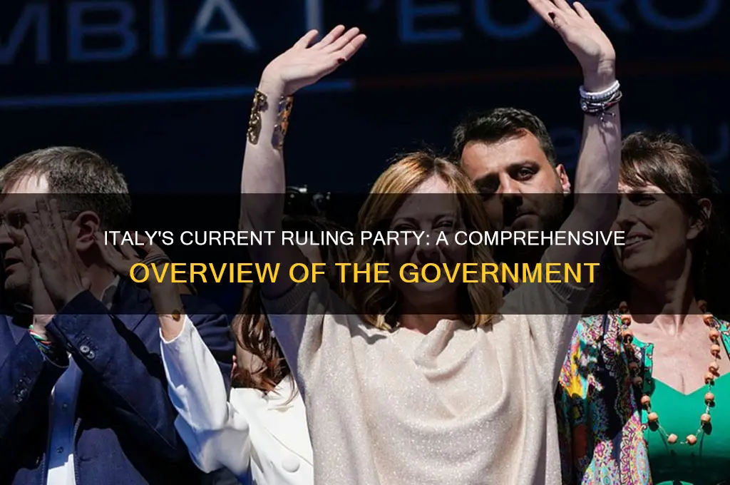 what political party is currently in government in italy
