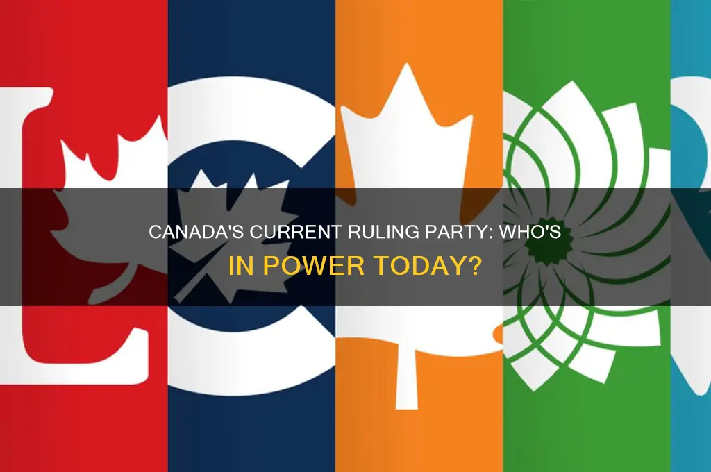 what political party is currently in power in canada