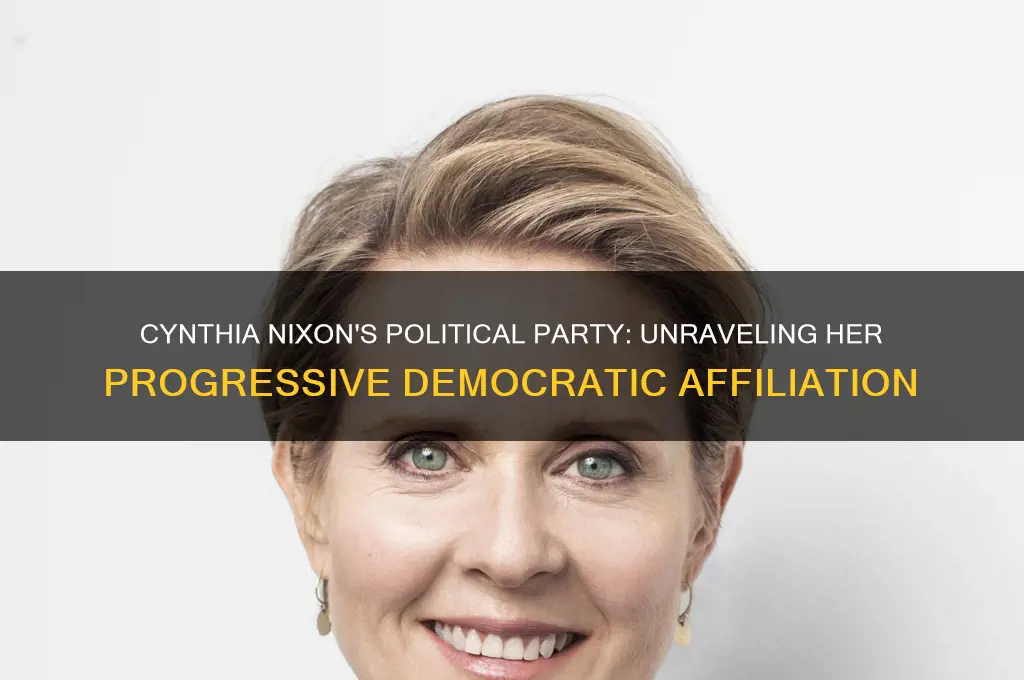 what political party is cynthia nixon