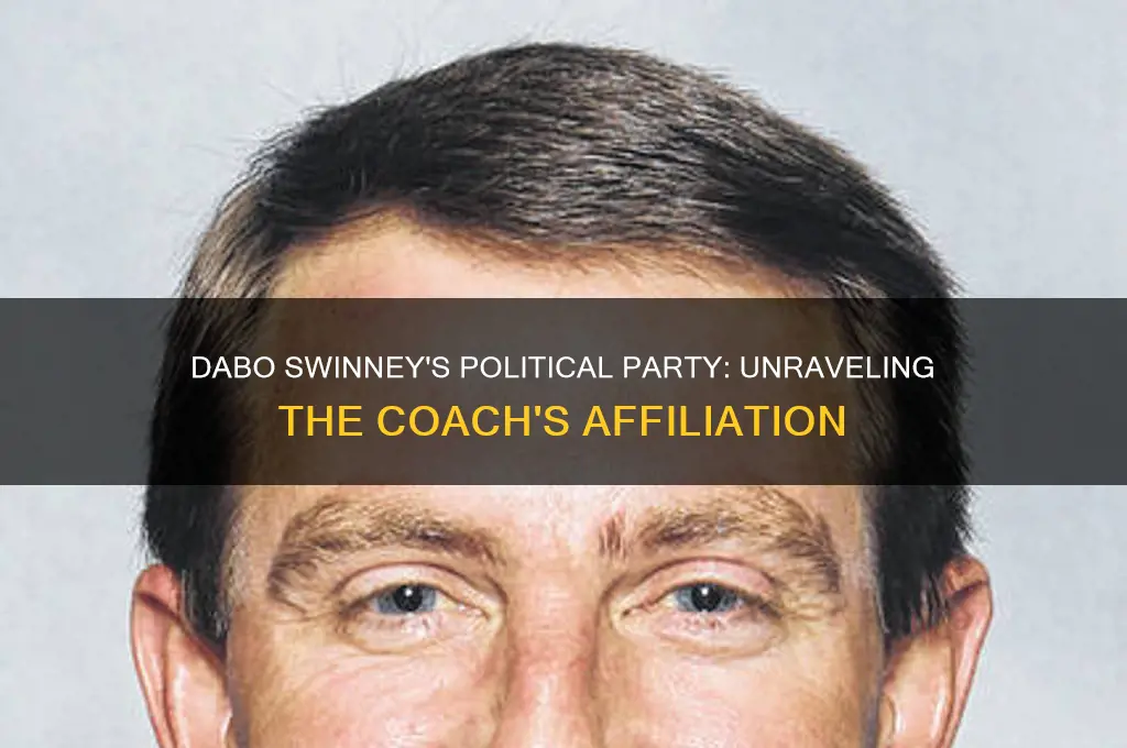 what political party is dabo swinney