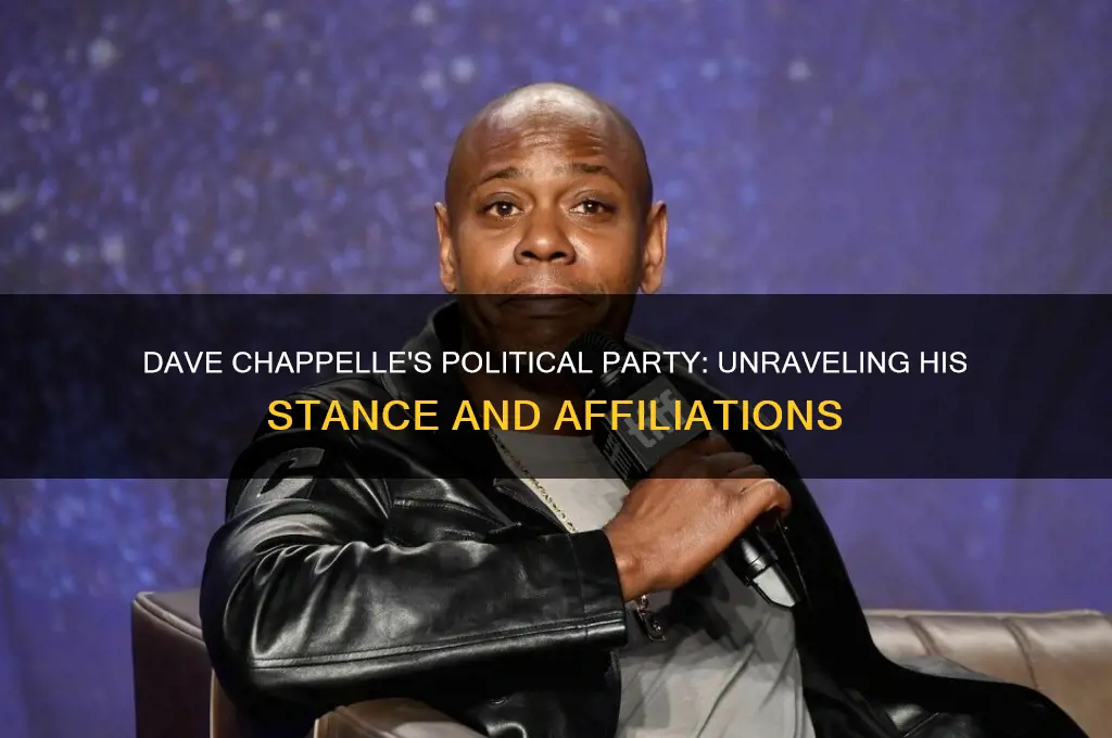 what political party is dave chappelle