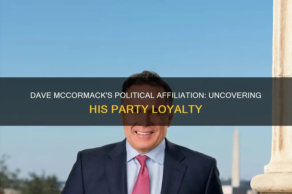 what political party is dave mccormack