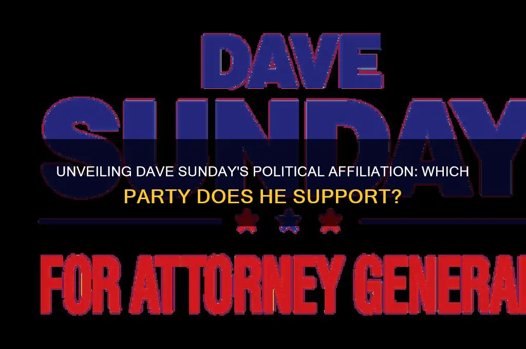 what political party is dave sunday