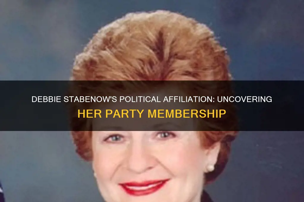 what political party is debbie stabenow