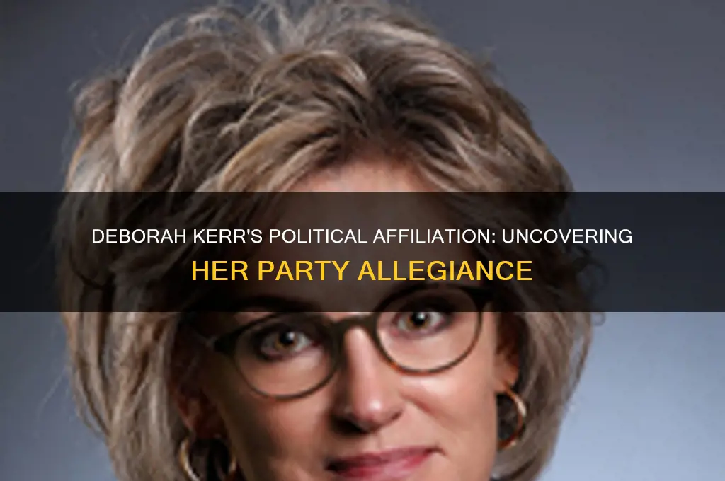 what political party is deborah kerr