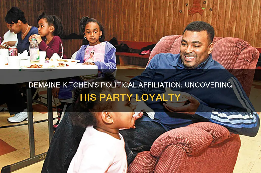 what political party is demaine kitchen
