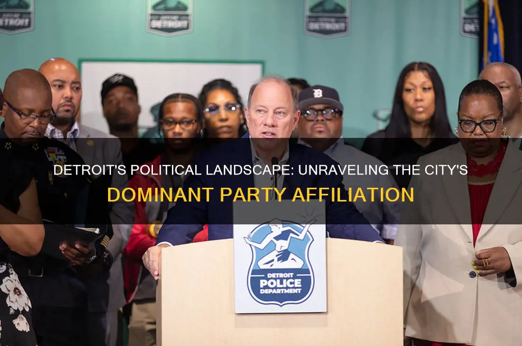 what political party is detroit