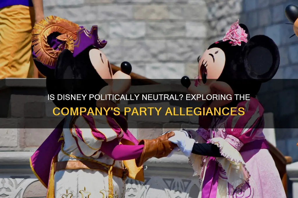 what political party is disney