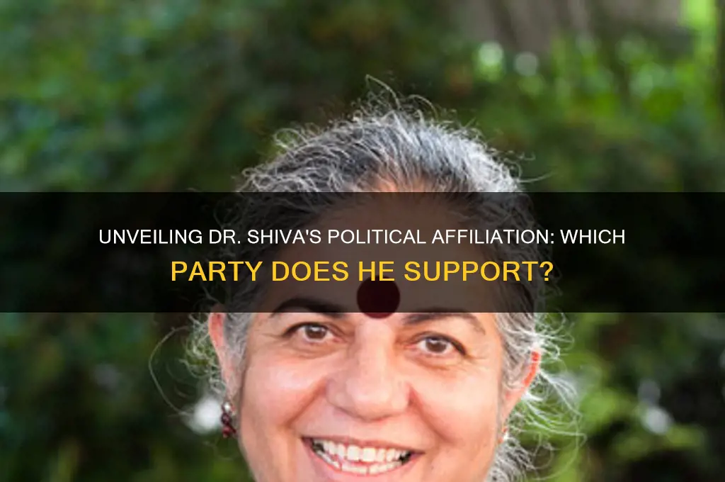 what political party is dr shiva