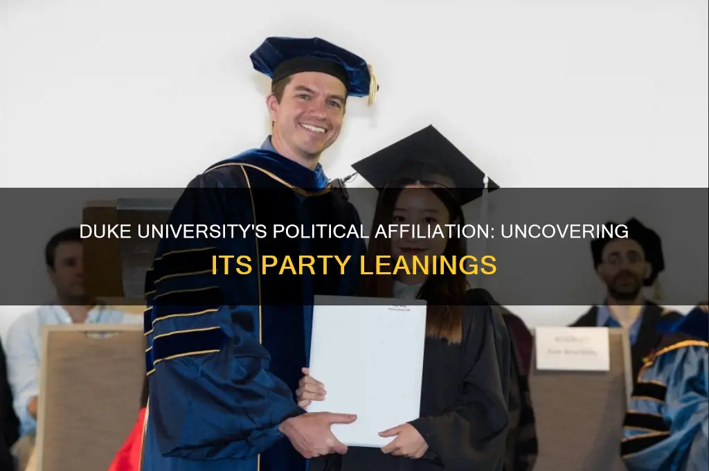 what political party is duke university