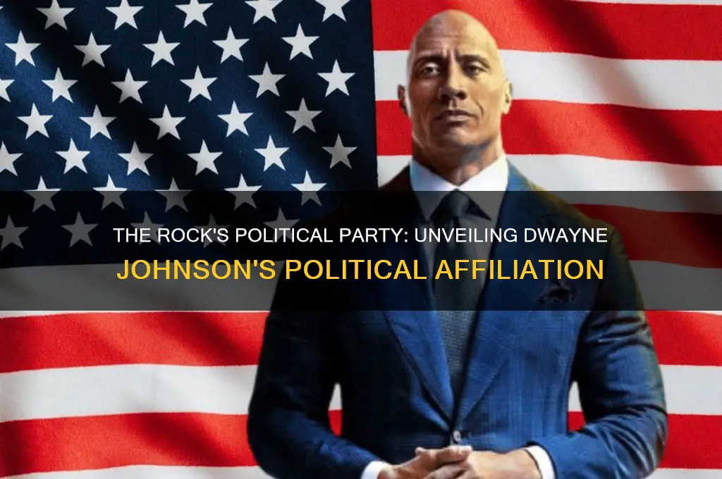 what political party is dwayne johnson the rock