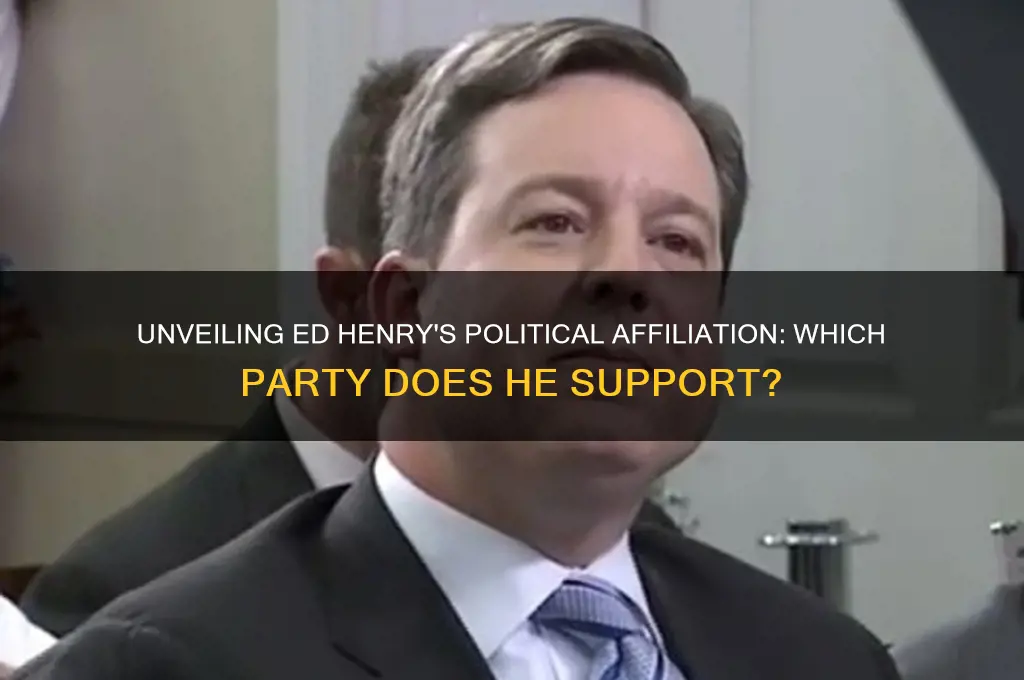what political party is ed henry