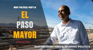 El Paso Mayor's Political Party: Unveiling the Affiliation and Impact