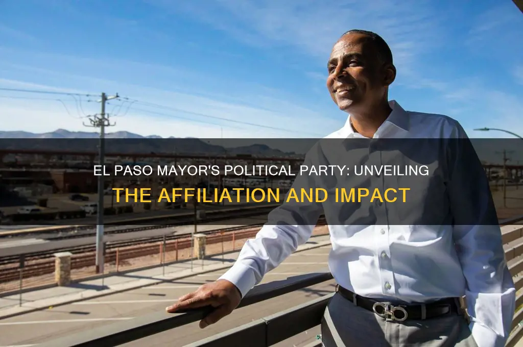 what political party is el paso mayor