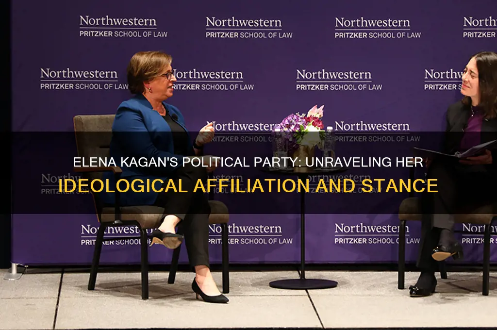 what political party is elena kagan