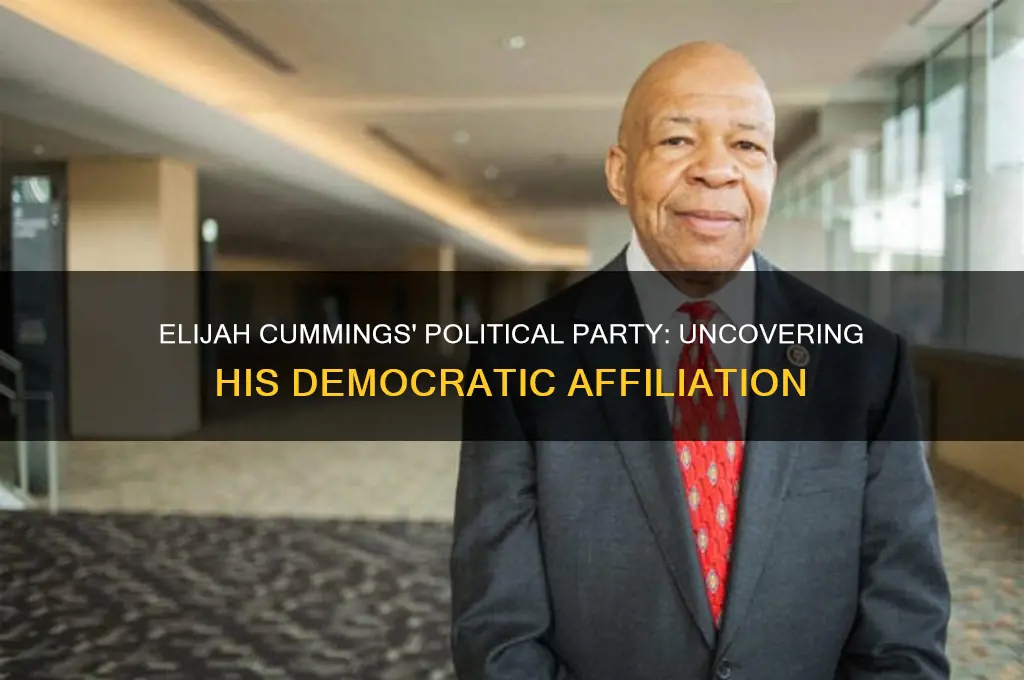 what political party is elijah cummings