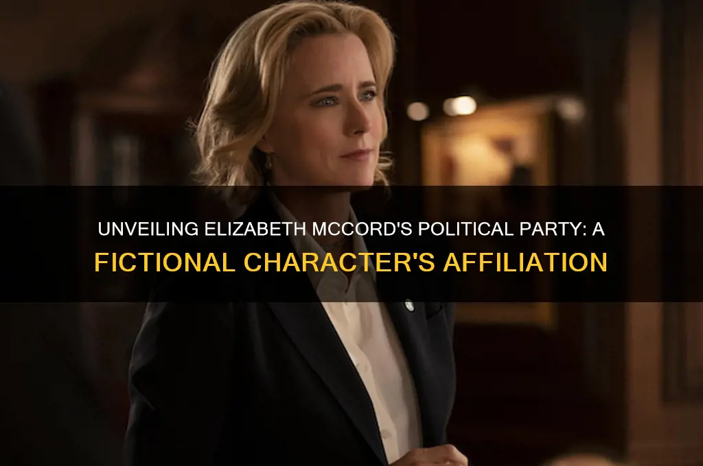 what political party is elizabeth mccord