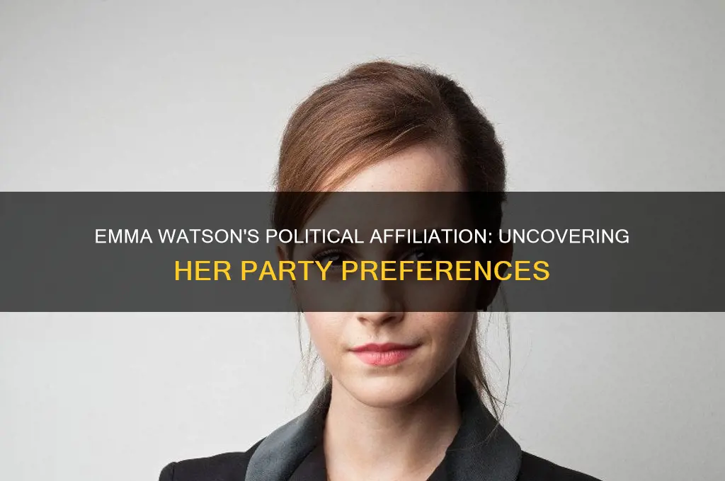 what political party is emma watson