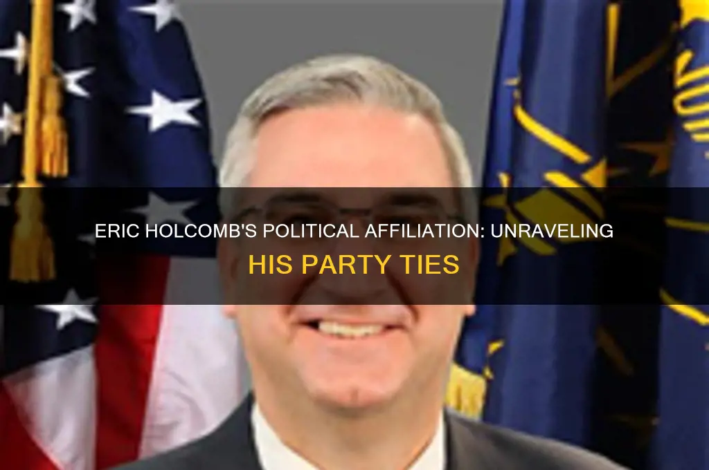 what political party is eric holcomb