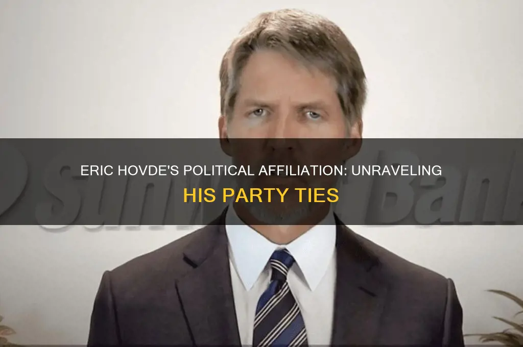 what political party is eric hovde