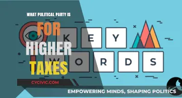 Which Political Party Advocates for Higher Taxes and Why?