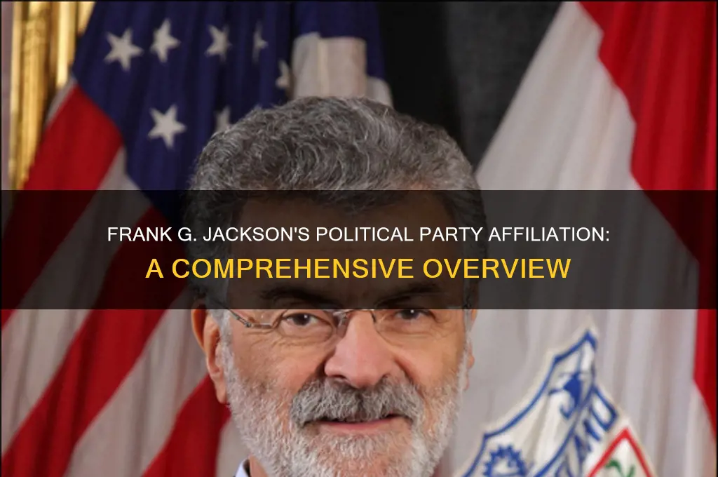 what political party is frank g jackson
